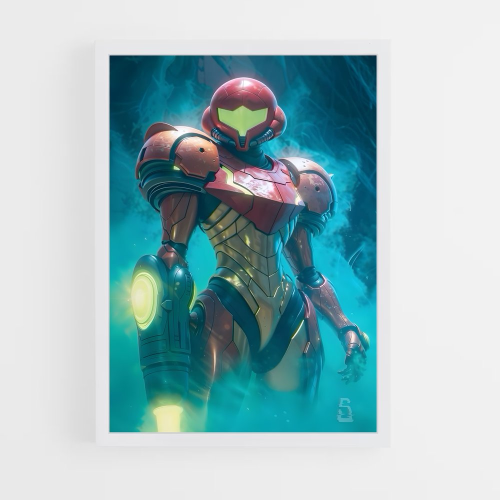 Poster Halo de Samus – affiche Metroid (vue 3)